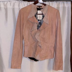 Dusty Rose Leather Jacket